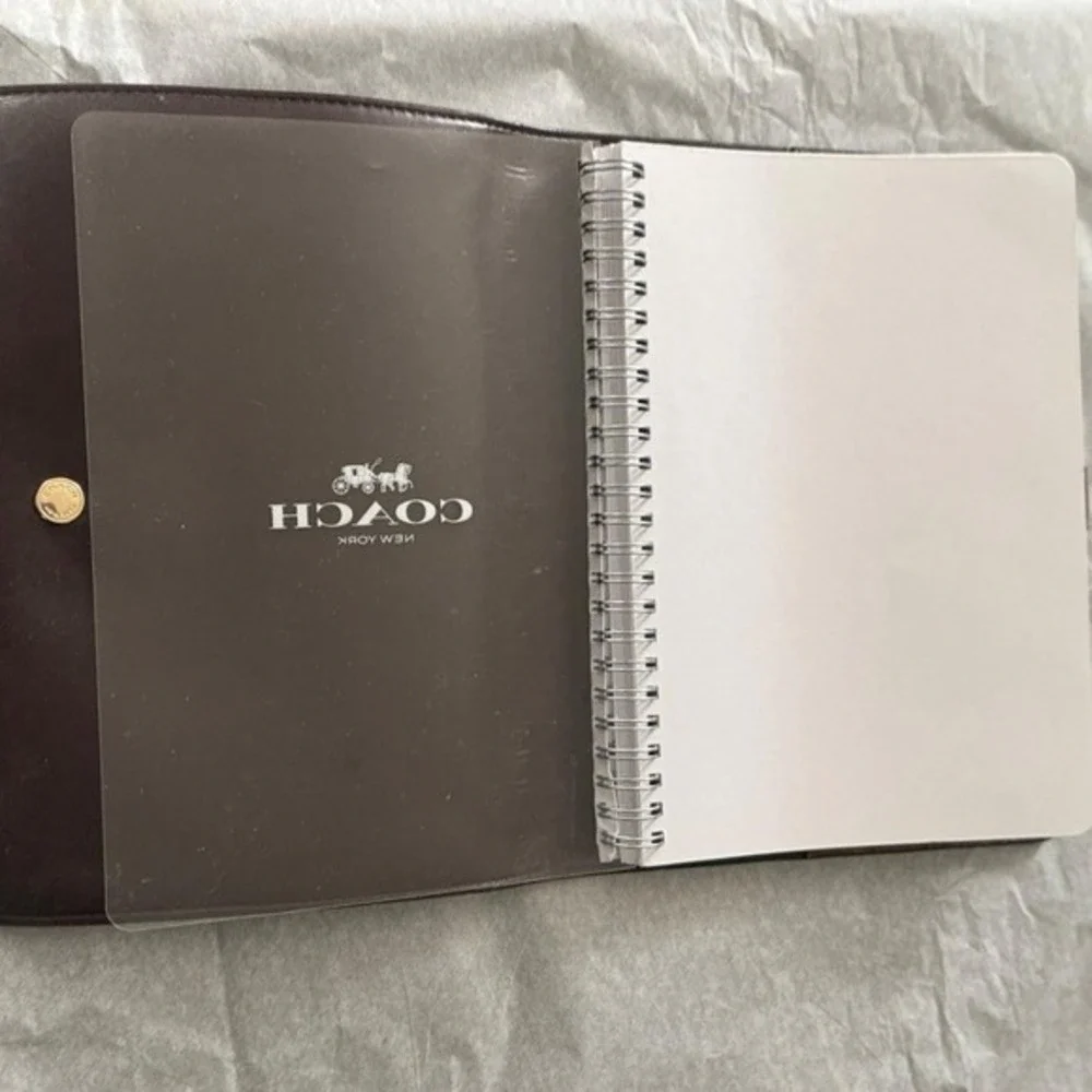 Coach Signature Canvas Organizer Folio in Brown